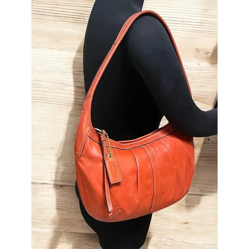 Y2K Coach 12235 Ergo Pleated Hobo Bag